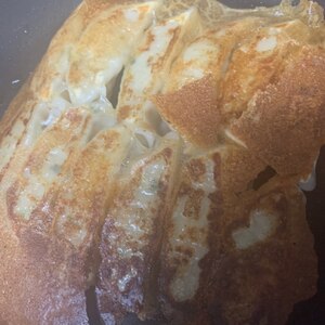 うちの基本の羽根つき餃子の焼き方